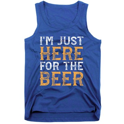 I'm Just Here For The Beer Funny Ing Gift Tank Top