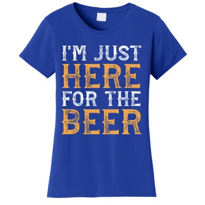 I'm Just Here For The Beer Funny Ing Gift Women's T-Shirt