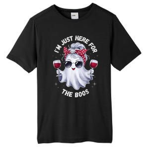 IM Just Here For The Boos Halloween Women Ghost Cute Tall Fusion ChromaSoft Performance T-Shirt