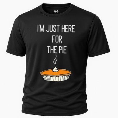 IM Just Here For The Pie Thanksgiving Food Joke Performance Shirt