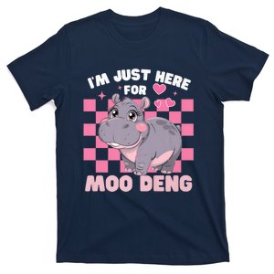 IM Just Here For Moo Deng Cute Baby Hippo Funny Bouncy Souvenir T-Shirt