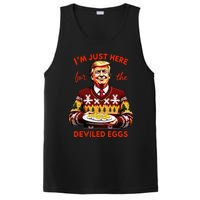 IM Just Here For The Deviled Eggs Funny Trump Christmas PosiCharge Competitor Tank