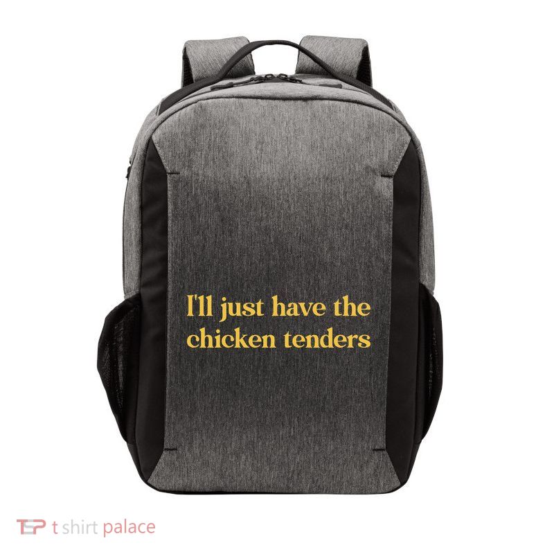 ILl Just Have The Chicken Tenders Vector Backpack