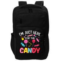 I'm Just Here For The Candy Halloween Cute Lollipop Sweets Impact Tech Backpack