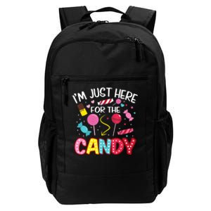 I'm Just Here For The Candy Halloween Cute Lollipop Sweets Daily Commute Backpack