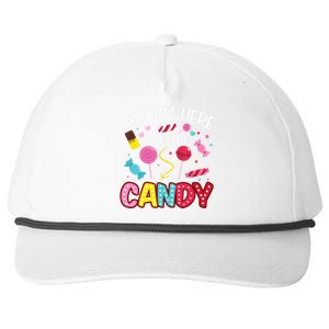 I'm Just Here For The Candy Halloween Cute Lollipop Sweets Snapback Five-Panel Rope Hat