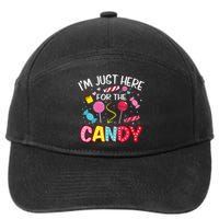 I'm Just Here For The Candy Halloween Cute Lollipop Sweets 7-Panel Snapback Hat