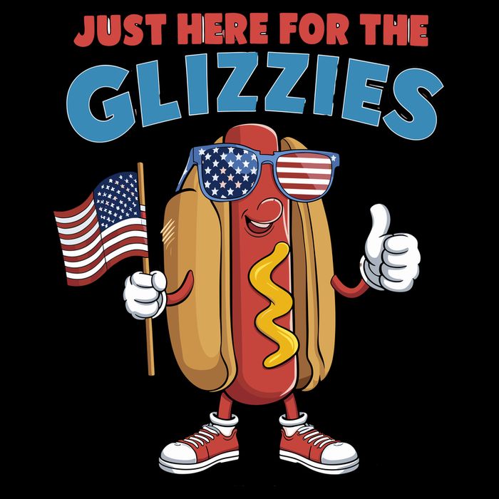 Im Just Here For The Glizzies Funny Fourth Of July Wiener Backpack