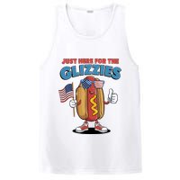 Im Just Here For The Glizzies Funny Fourth Of July Wiener PosiCharge Competitor Tank