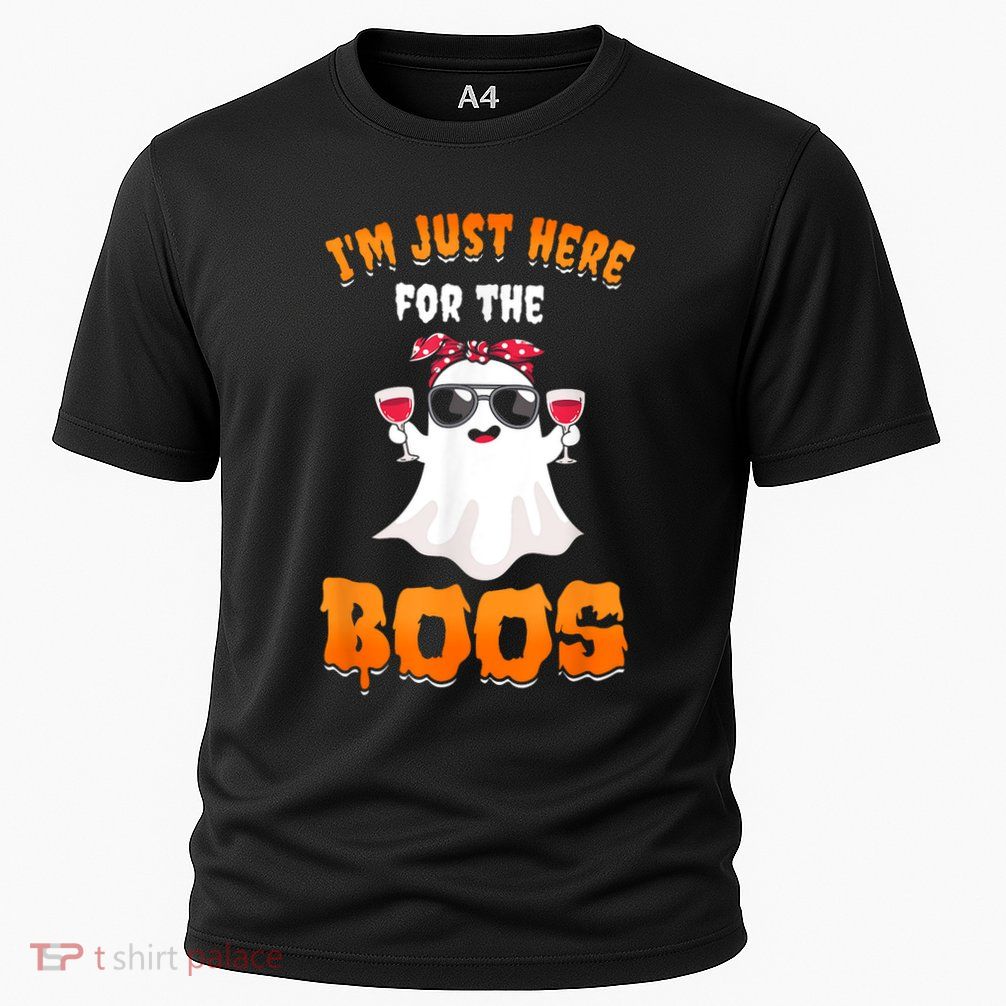 Im Just Here For The Boos Funny Halloween Performance Shirt