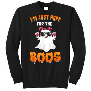 Im Just Here For The Boos Funny Halloween Sweatshirt