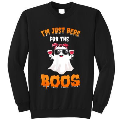 Im Just Here For The Boos Funny Halloween Sweatshirt