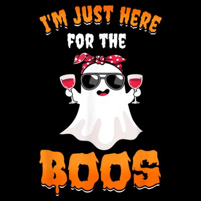 Im Just Here For The Boos Funny Halloween T-Shirt