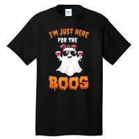 Im Just Here For The Boos Funny Halloween Tall T-Shirt