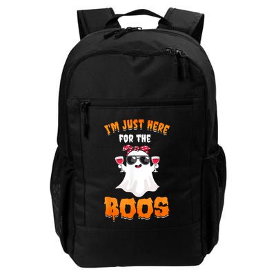 Im Just Here For The Boos Funny Halloween Backpack
