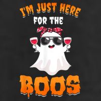 Im Just Here For The Boos Funny Halloween 11oz C Handle Ceramic Mug
