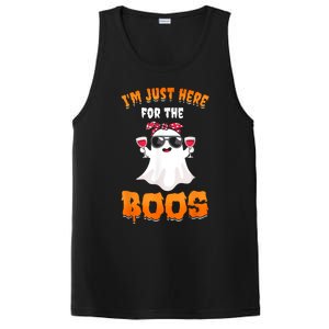 Im Just Here For The Boos Funny Halloween PosiCharge Competitor Tank