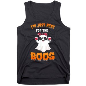 Im Just Here For The Boos Funny Halloween Tank Top