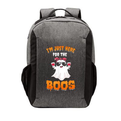 Im Just Here For The Boos Funny Halloween Vector Backpack