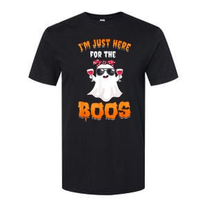 Im Just Here For The Boos Funny Halloween Softstyle CVC T-Shirt