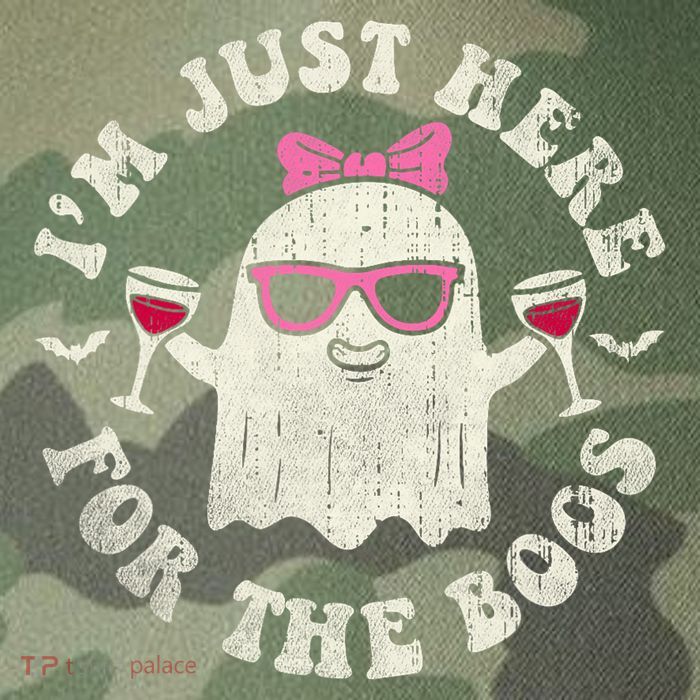 IM Just Here For The Boos Halloween Drinking Party Funny Legacy Tie Dye Trucker Hat