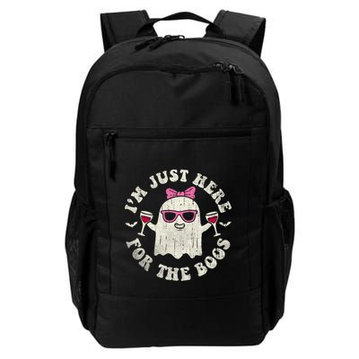 IM Just Here For The Boos Halloween Drinking Party Funny Backpack