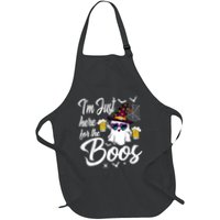 Im Just Here For The Boos Beer Halloween Boo Ghost Apron