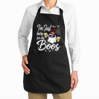 Im Just Here For The Boos Beer Halloween Boo Ghost Apron