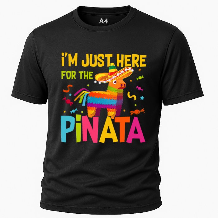 IM Just Here For The Pinata Cooling Performance Crew T-Shirt