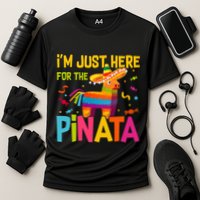 IM Just Here For The Pinata Cooling Performance Crew T-Shirt