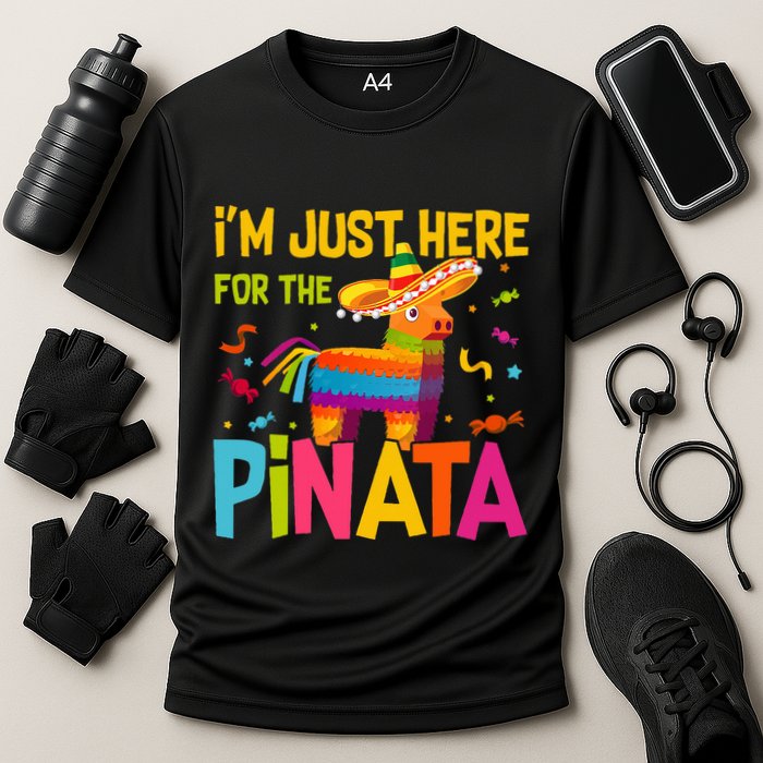 IM Just Here For The Pinata Cooling Performance Crew T-Shirt