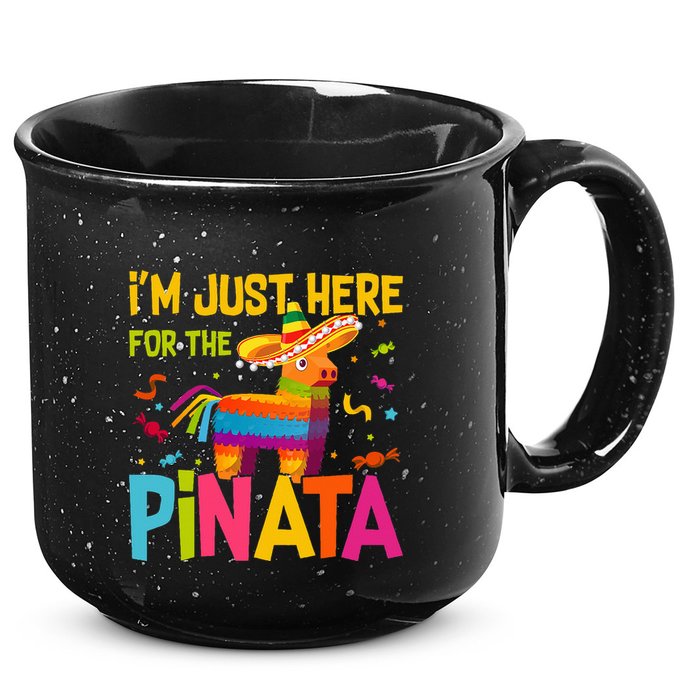 IM Just Here For The Pinata 15oz Campfire Ceramic Mug