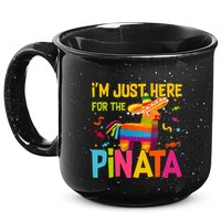 IM Just Here For The Pinata 15oz Campfire Ceramic Mug