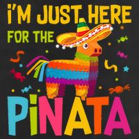 IM Just Here For The Pinata Golf Towel