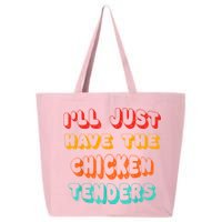 Ill Just Have The Chicken Tenders Funny Retro Quote 25L Jumbo Tote