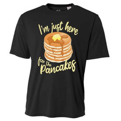 IM Just Here For The Pancakes Cooling Performance Crew T-Shirt