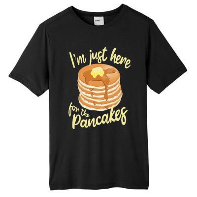 IM Just Here For The Pancakes Tall Fusion ChromaSoft Performance T-Shirt