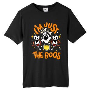 IM Just Here For The Boos Halloween Booze Pun Tall Fusion ChromaSoft Performance T-Shirt