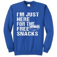 Im Just Here For The Free Snacks Funny Meaningful Gift Sweatshirt