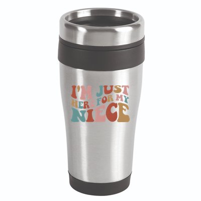 I’M Just Here For My Niece 16oz Travel Tumbler