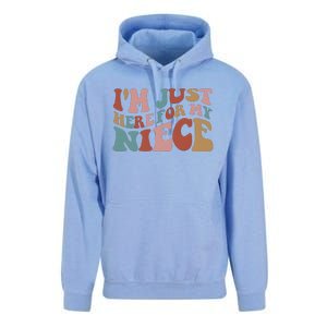 I’M Just Here For My Niece Unisex Surf Hoodie