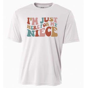 I’M Just Here For My Niece Cooling Performance Crew T-Shirt