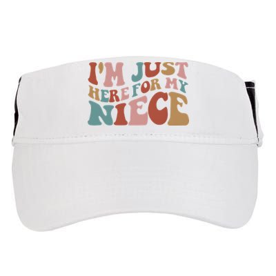 I’M Just Here For My Niece Adult Drive Performance Visor