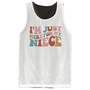 I’M Just Here For My Niece Mesh Reversible Basketball Jersey Tank