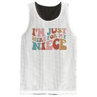 I’M Just Here For My Niece Mesh Reversible Basketball Jersey Tank