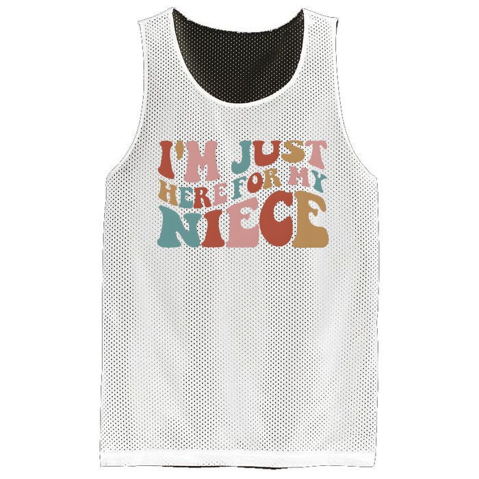 I’M Just Here For My Niece Mesh Reversible Basketball Jersey Tank