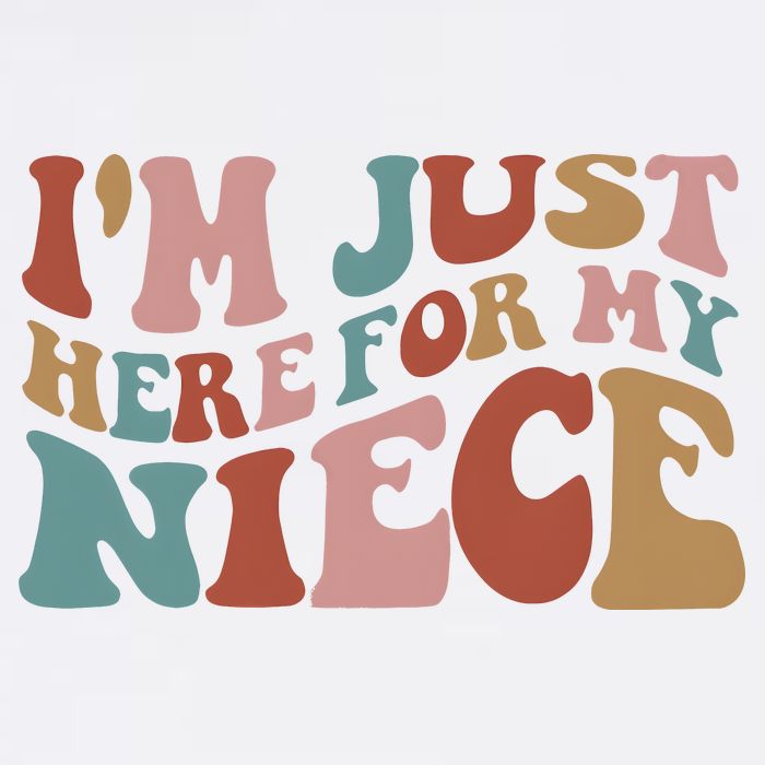 I’M Just Here For My Niece Youth Performance Sprint T-Shirt