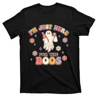 Im Just Here For The Boos Halloween Ghost Cute Funny T-Shirt