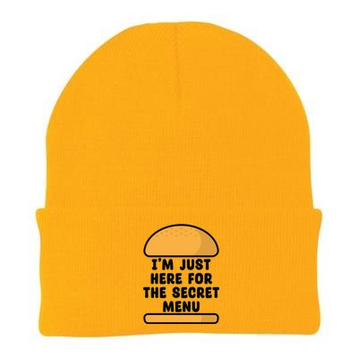 Im Just Here For The Secret U Novelty Word Design Gift Knit Cap Winter Beanie