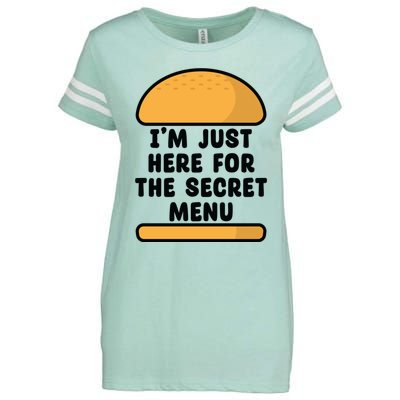 Im Just Here For The Secret U Novelty Word Design Gift Enza Ladies Jersey Football T-Shirt